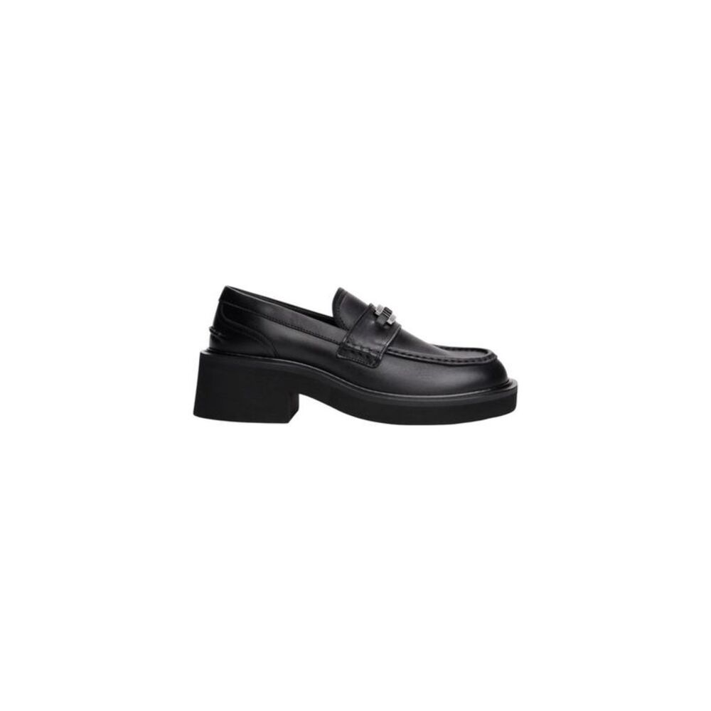 Tommy Hilfiger Jeans Black Leather High Heel Women's Pumps